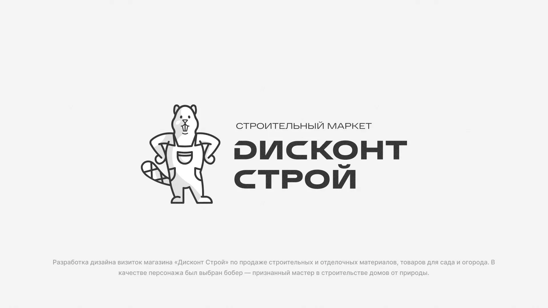 Разработка дизайна визиток магазина «Дисконт Строй» в Лянторе